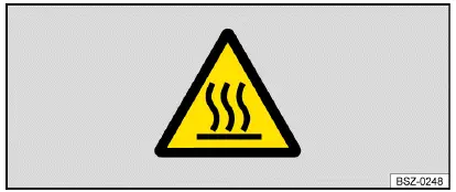Fig. 4 Warning sign on the battery charger.